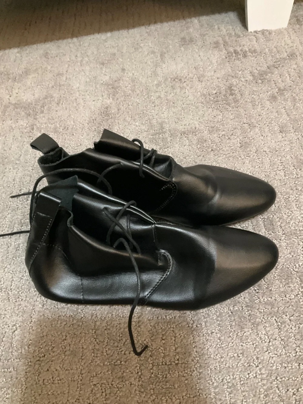 Black Ankle Booties Women’s Size 8 Like New